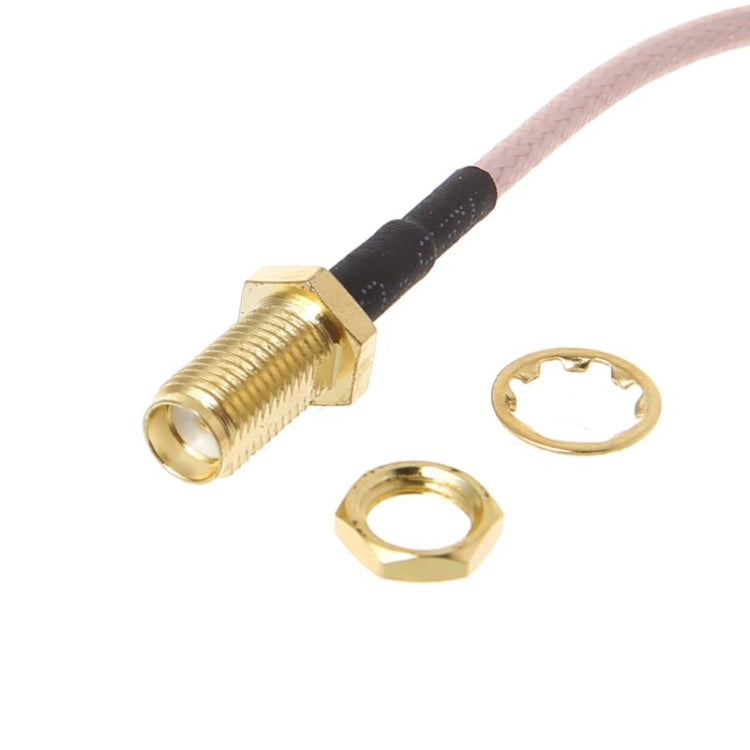 SMA Female to CRC9 / TS9 Double RF Coaxial Connector RG316 Adapter Cable, Length: 15cm SMA Female to CRC9 / TS9 Double RF Coaxial Connector RG316 Adapter Cable, Length: 15cm